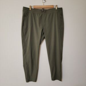 Kuhl Born in the Mountains Pants #6292 Olive Green Pull-On Lightweight Womens XL